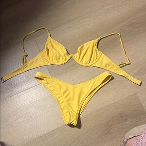 Zumiez Yellow Bikini Set